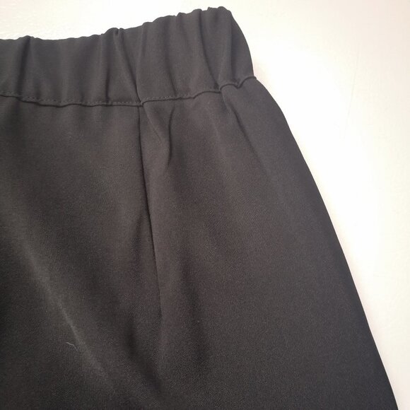 Dazy Ladies Size Medium Black Straight Leg Front Pleats Dress Pants - Picture 8 of 12